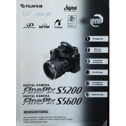 Fujifilm- Bruksanvisning Finepix S5200/S5600