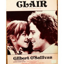 Noteblad- Gilbert O'Sullivan- Clair