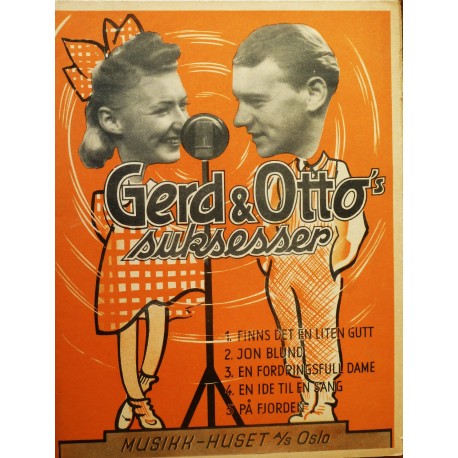 Noteblad- Gerd & Otto's suksesser