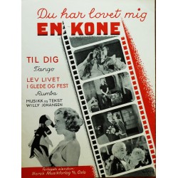 Noteblad- Du har lovet mig en ny kone (1935)9