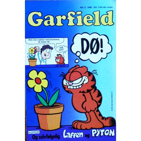 Garfield- 1985- Nr. 3- DØ!