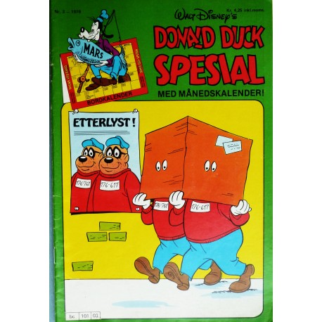 Donald Duck Spesial- 1979- Nr. 3- Med kalender