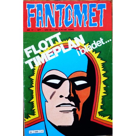 Fantomet- 1977- Nr. 17- Med timeplan