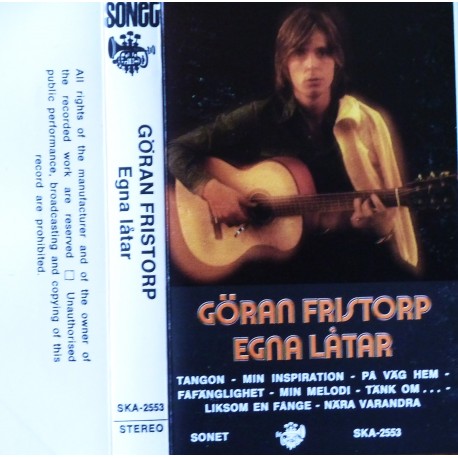 Göran Fristorp- Egna låtar