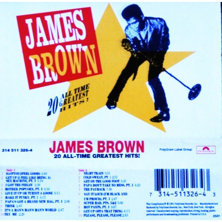 James Brown- 20 All- Time Greatest Hits