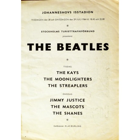 The Beatles- Konsertprogram 1964