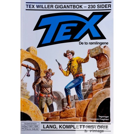 Tex Willer Gigantbok - De to rømlingene - 2023