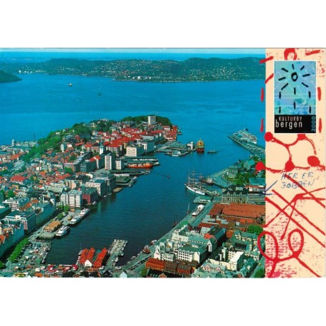 Offisielt Kulturby Bergen 2000 produkt - Postkort