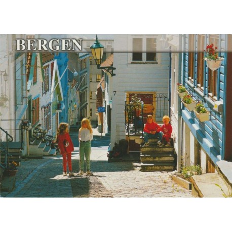 Bergen - Norge - Postkort