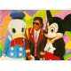 Donald - Michael Jackson - Mikke Mus - Disney - Postkort