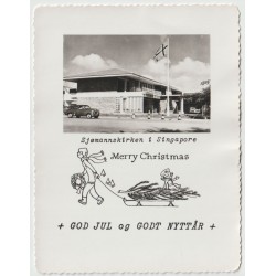 Sjømannskirken i Singapore - Julen 1959 - God jul og godt nyttår