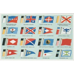 Shipping Flags & Funnels - Postkort