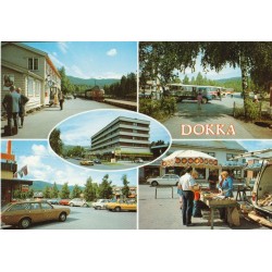 Dokka - Biler - Busser - Marked - Postkort
