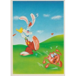 Roger Rabbit Golfing - Disney - RRSC 4 - Postkort