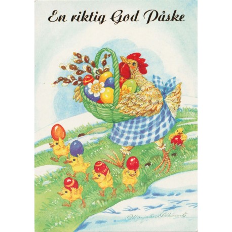 En riktig God Påske - Postkort