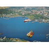 Sandefjord - Byen sett fra fly - Postkort
