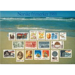 Norske frimerker 1988 - Postkort