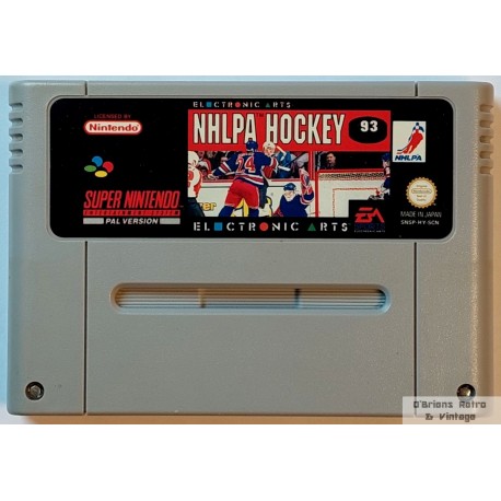 NHLPA Hockey 93 - EA Sports - Cartridge - Super Nintendo SNES