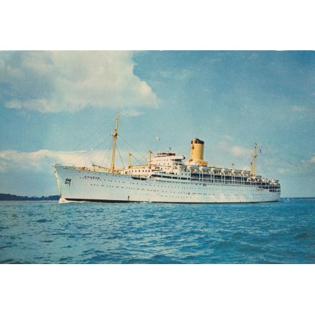 S.S. Chusan - P. & O. Line - Skip - Postkort