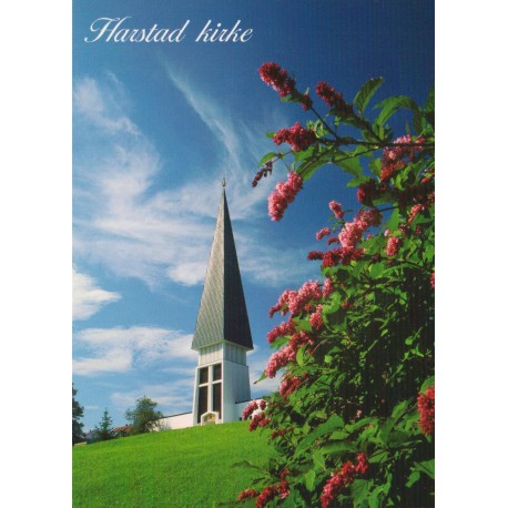 Harstad kirke - Troms - Postkort