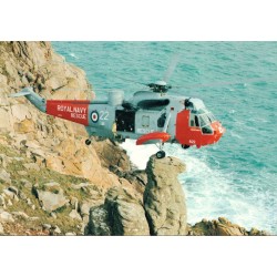 Royal Navy - A 771 NAS Seaking - Helikopter - Postkort