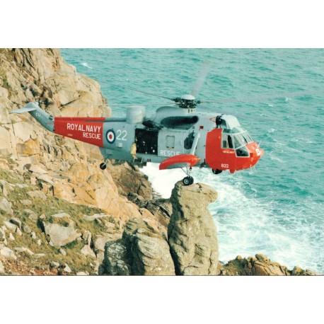 Royal Navy - A 771 NAS Seaking - Helikopter - Postkort