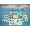 Norske frimerker 1987 - Postkort