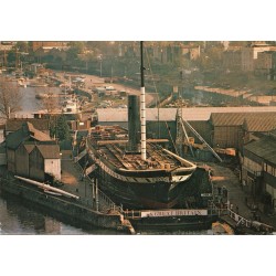 S. S. Great Britain being restored in Great Western Dock Bristol - Skip - Postkort