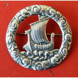 Nasjonalbrosje i sølv- 830 S
