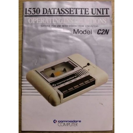 Commodore 1530 Datassette Unit C2N: Instructions