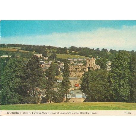 Jedburgh - With its Famous Abbey is one of Scotland's Border Country Towns - Skottland - Postkort