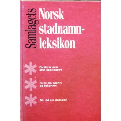 Norsk stadnamnleksikon