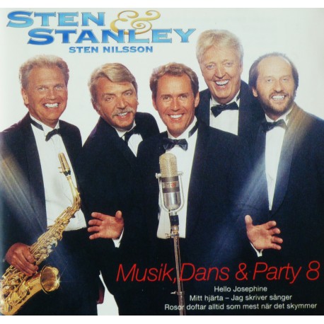 Sten & Stanley- Musik, Dans & Party 8 (CD)