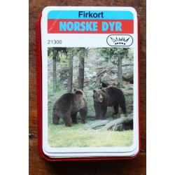 Firkort- Norske dyr- Damm