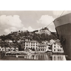 Fredriksten festning fra Havna - Halden - Østfold - Postkort