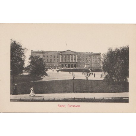 Christiania - Oslo - Slottet - 1909 - Postkort
