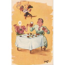 Berggren - Humorkort - På restaurant - Postkort