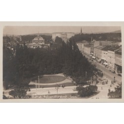Oslo - Eidsvolds plads - Slottet - Nationaltheatret - Postkort