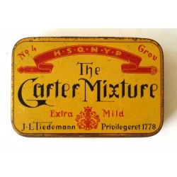 Gammel tobakksboks- The Carter Mixture