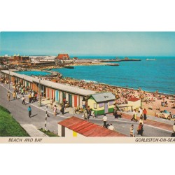 Gorleston-On-Sea - Beach and Bay - Norfolk - England - Postkort