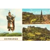 Edinburgh - Princes Street and The Scott Monument - The Castle - Skottland - Postkort
