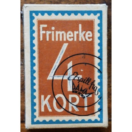 Firkort- Frimerke 4 kort- Damm