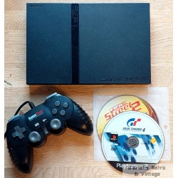 Playstation 2 Slim - Komplett konsoll med spill