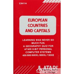 European Countries and Capitals - Model CX4114
