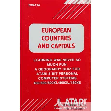 European Countries and Capitals - Model CX4114