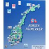 Skanfil Norge-album med lommer - 2 bind - Frimerkealbum