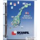 Skanfil Norge-album med lommer - 2 bind - Frimerkealbum