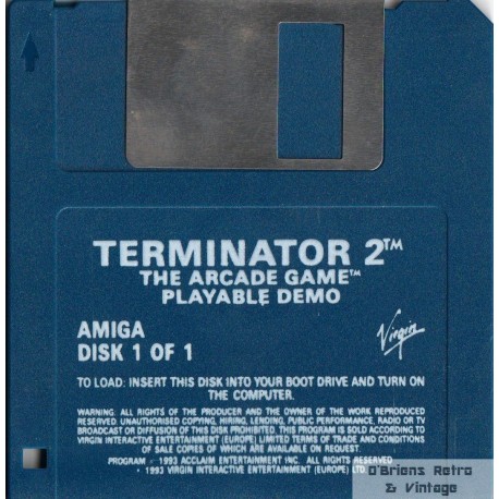Terminator 2 - The Arcade Game - Playable Demo - Commodore Amiga