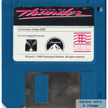 Days of Thunder - Mindscape International - Commodore Amiga - Floppy