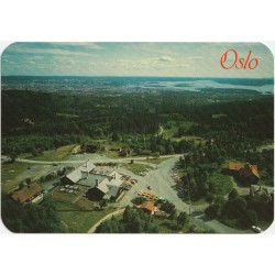 Oslo - Frognerseteren med Oslo i bakgrunnen - Postkort